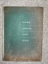 E. Enke KEINE ANGST VOR DIÄT! Verlag Otto Beyer Neuzeitliche Ernährung