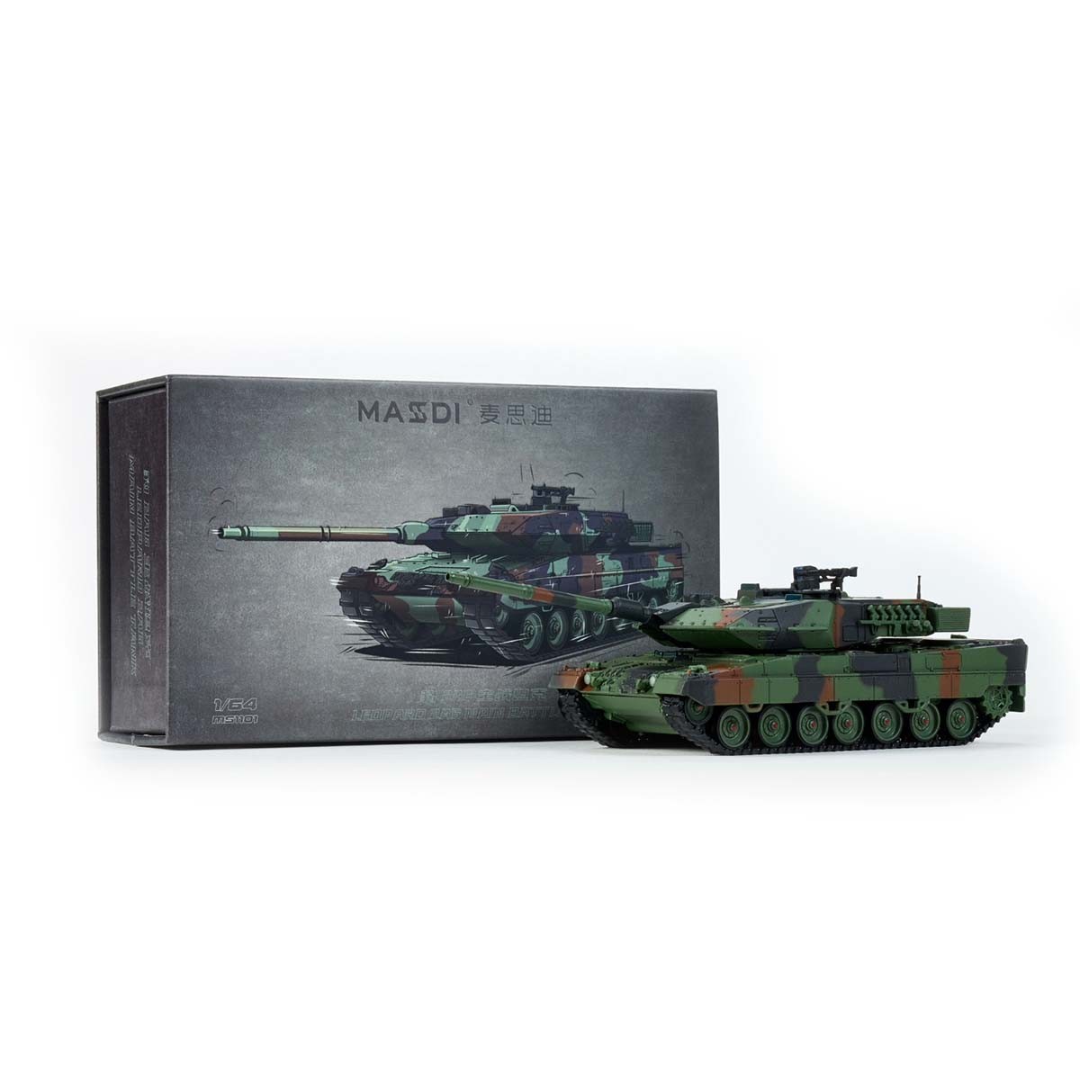 Masdi 1/64 Leopard 2A6 Main Battle Tank Die-cast military model | eBay