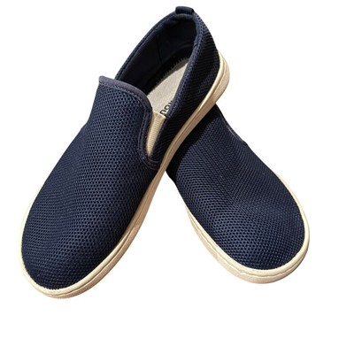 FeelGrounds sz 6 mesh knit navy barefoot shoes slip on functional comfort women