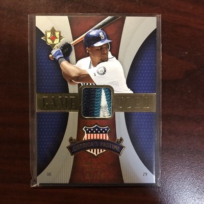 2007 UPPER DECK ULTIMATE COLLECTION FAT 4 COLOR PATCH ADRIAN BELTRE MARINERS#/50
