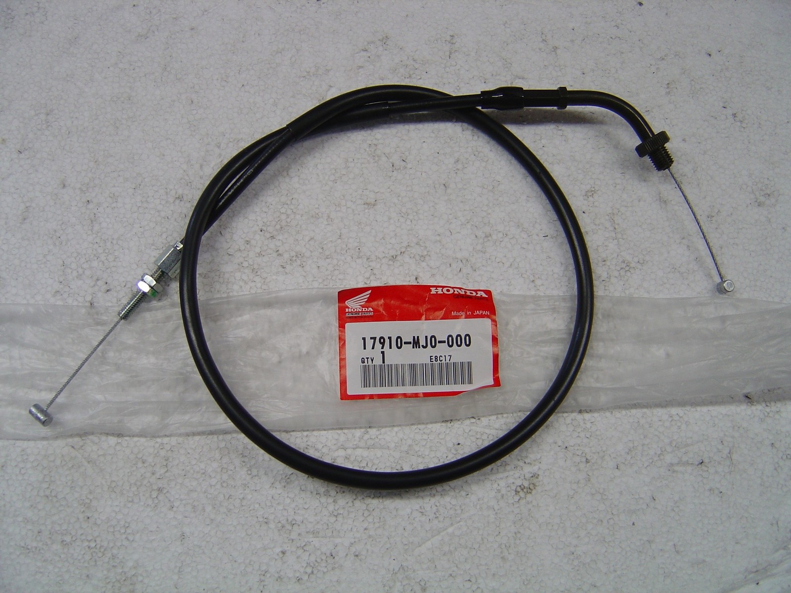 Câble de gaz tirage CBX750F Honda 17910-MJ0-000 qualité origine constructeur en acier tressé