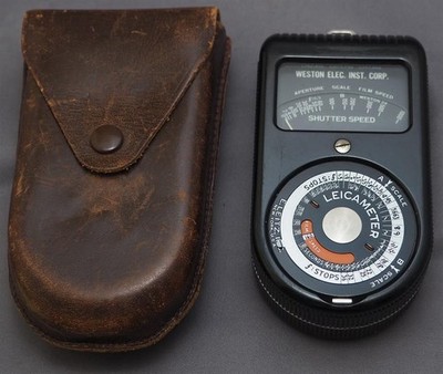 E. Leitz N.Y. Leicameter by Weston Model 715 w/ Case   RARE [SL] 4 photos