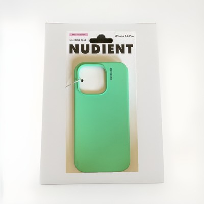 Nudient Silikon Case  iPhone 14 Pro Mintgrün, Base Case, Handyhülle, Neu (6)