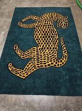 Handgetufteter Teppich | Tierform Teppich | Tiermotiv Teppich | Wolle getufte...