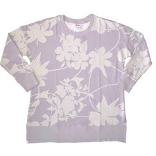 LARGE HANNAH LuLaRoe  LAVENDER FLORAL  Sizes 12-14 Crewneck Sweatshirt