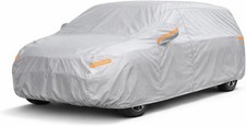 Minivan Car Cover Waterproof All Weather, 6 Layer Car Cover with Cotton Liner Un