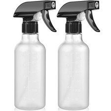 Bealee Empty Spray Bottles 2 Pack 10 Oz, Mist & Stream, Heavy 10 Frosted