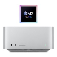 2023 Apple M2 Ultra Mac Studio - 128GB/1TB/76-Core GPU Silver A2901 w/Warranty