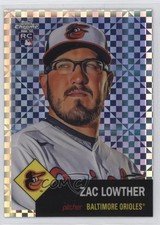 2022 Topps Chrome Platinum Anniversary X-Fractor Zac Lowther #271 1u6