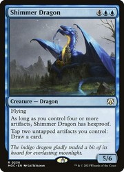Shimmer Dragon March of the Machine Commander
