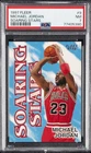 1997 FLEER SOARING STARS #9 MICHAEL JORDAN PSA 7