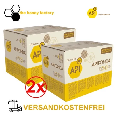 APIFONDA Futterteig Bienen DOPPELPACK 2 x 15 KG Bienenfutter Imkerei Südzucker