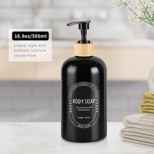 3-pack Pump Dispenser Shampoo And Body Soap 16.9 Ounce Reusable Conditioner