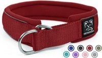 Weich Neopren Gepolstert Hundehalsband (4Cm Breite) Reflektierend Hund Halsband