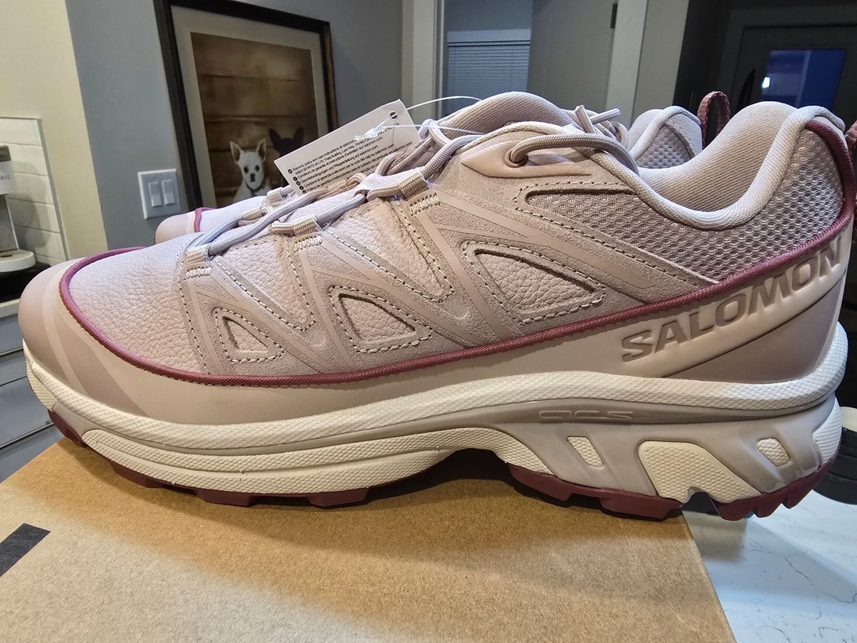 Salomon XT-6 Expanse LTR Leather Sneakers L47574400 Cloud Gray