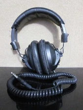 Calrad 15-135B Stereo Over-the-Ear Headphones Black 1/4” Jack 