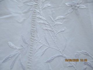 CHRISTY SUPER KING DUVET COVER WITH EMBROIDERY AND CUT WORK DESIGN