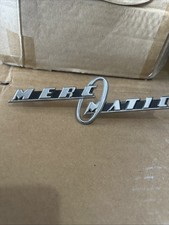 1952-53 1953 Mercury Stainless Trunk Mercomatic Script Nos Oem Merc O Matic 1952-53 1953 Mercury Stainless Trunk Mercomatic Script Nos Oem Merc O Matic