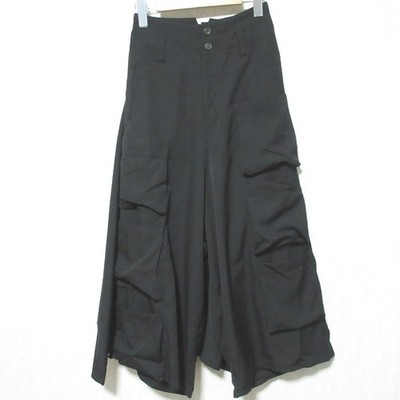 B Yohji Yamamoto Gabardine Out-Pocket Sarouel Pants 1 Black Unisex