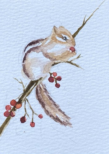 ACEO Original Mixed Media Painting Art
