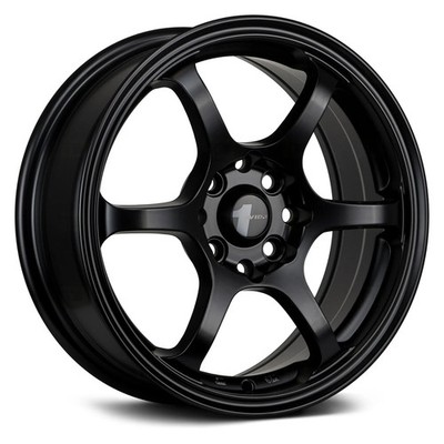 AVID.1 AV-02 Wheels 15x6.5 (38, 4x114.3, 73.1) Black Rims Set of 4
