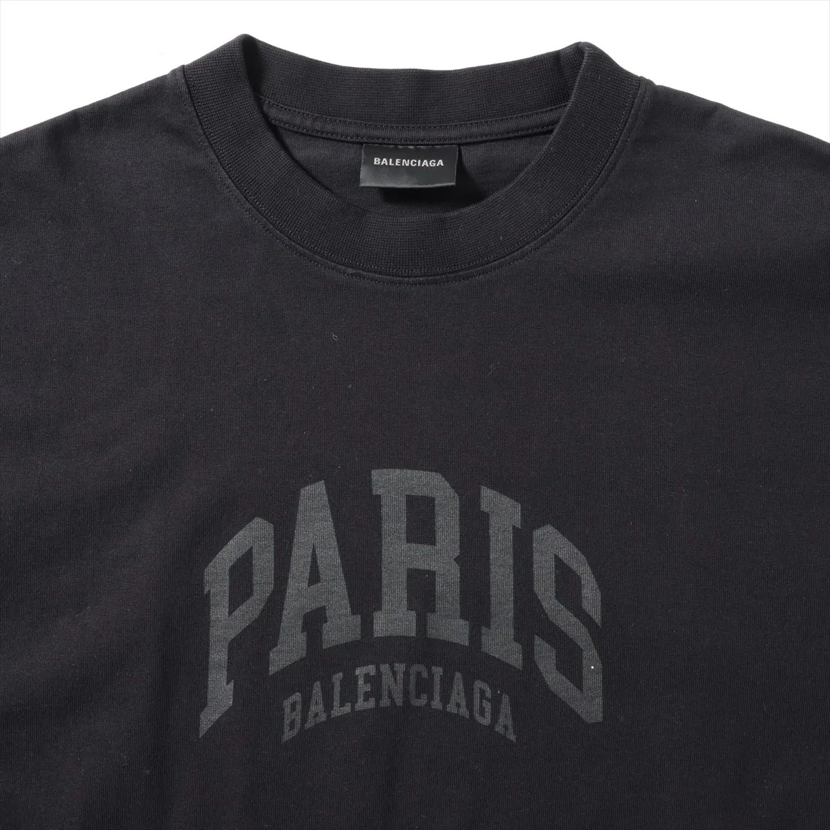 Balenciaga 22 years Cotton T-shirt XS Men's Black  612966 There is a scuff thumbnail 3