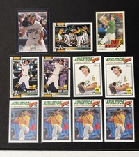 NICK KURTZ ROOKIE OAKLAND ATHLETICS LOT, Luis Morales,Colby Thomas,Jack Perkins!