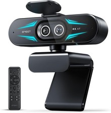 C60E Dual-Camera 4K Webcam for Streaming, Wide-Angle and Telephoto Cameras, M...