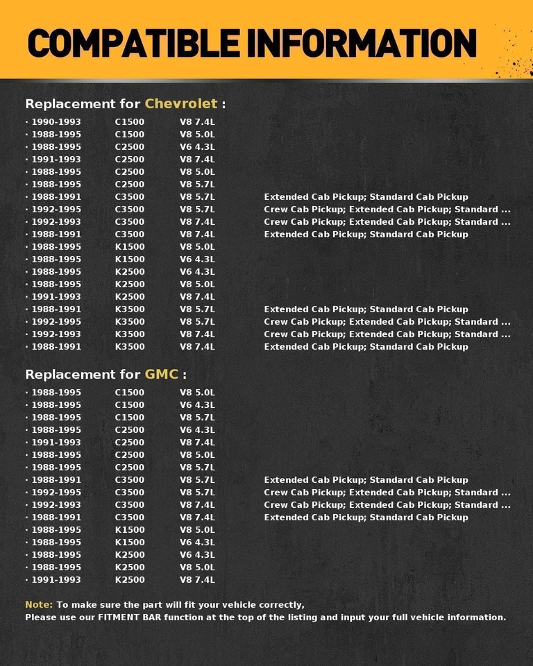 Fuel Pump with Hanger Assembly for Chevy GMC C/K 1500 2500 3500 5.0L 5.7L - Image 2 of 4