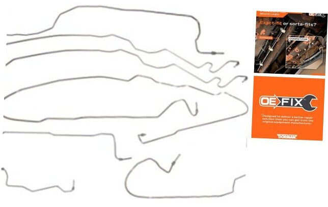 Stainless Brake Line Kit for Silverado Sierra 2500 3500 03-07