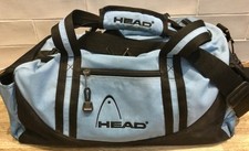 Vintage Head Blue Holdall Gym Bag with shoulder strap. In good condition.