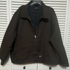 Dickies Brown Quilted Work Jacket 3XL Brown Q...