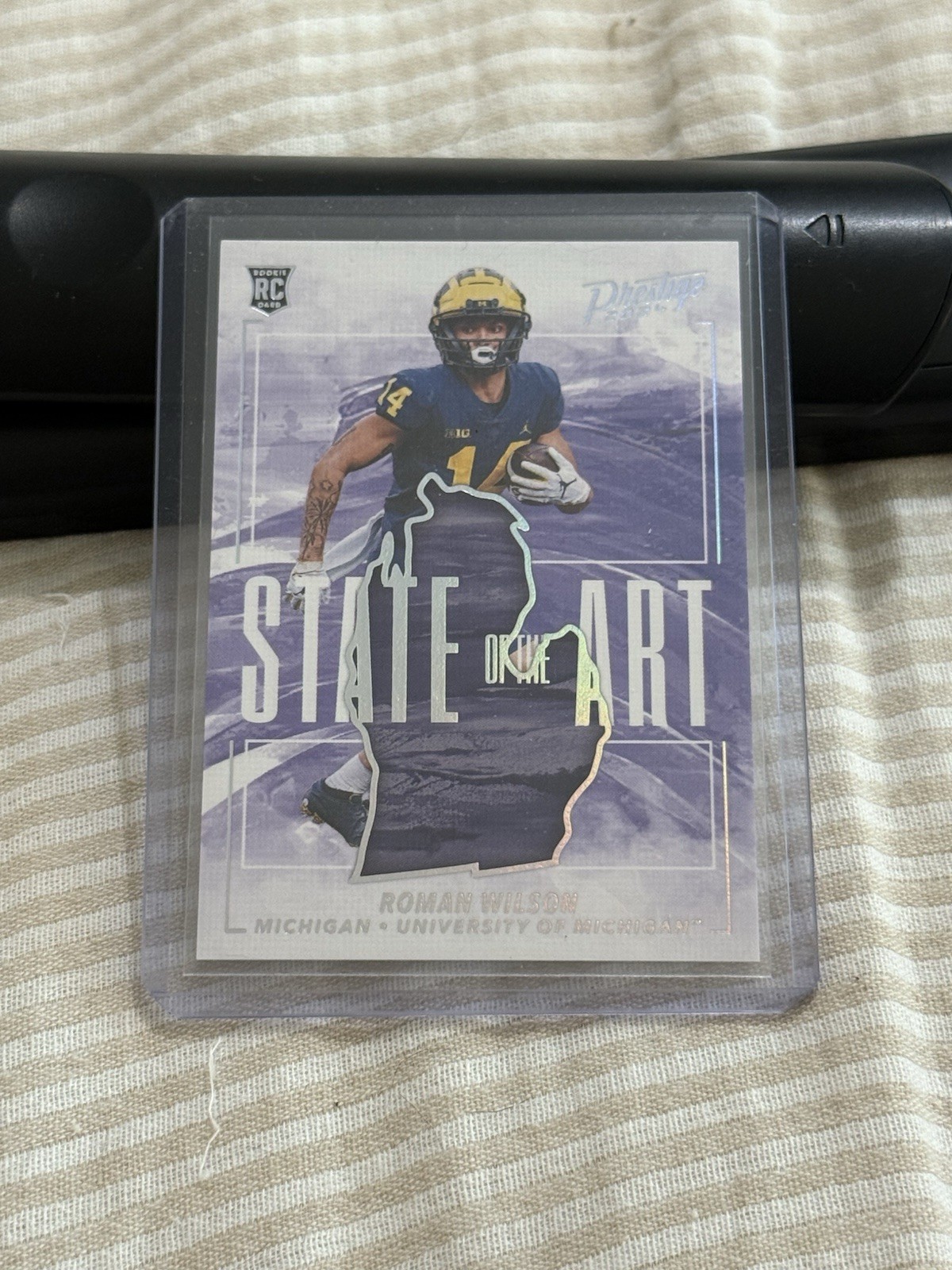 2024 Panini Prestige State of the Art Roman Wilson (RC) #SA-RWL Case Hit 🎯