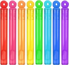 32-Piece 8 Colors Mini Bubble Wands Assortment Party Favors Toys for Kids... 