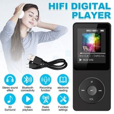 Bluetooth Support 128GB MP4/MP3 Lossless Music Player Recorder FM Radio Sport