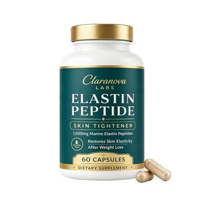 Claranova Labs Marine Elastin Peptides, Elastin Peptide Skin Tightening Formula
