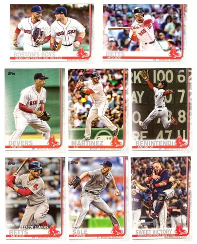 1986 Topps Boston Red Sox Team Set 29 Baseball Cards EX-EXMINT
