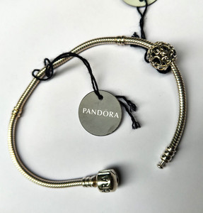 Pandora Moments Heart Clasp Snake Chain Bracelet | eBay