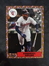 2022 Topps Japan Edition - 1987 Cherry Tree SP Gabriel Arias RC Gold 6/25