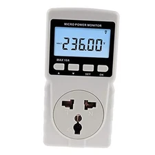 Watt Power Meter Plug-in Socket Power Meter, Home Electrical Usage Monitor 