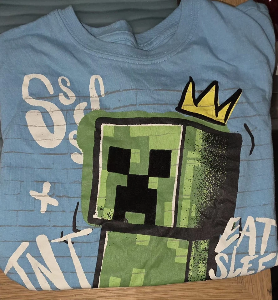 Ninja Turtles, Tom & Jerry, Mine Craft, & G-Star T-shirts Kids Sz 14/16 , Lot 5 - Image 2 of 4