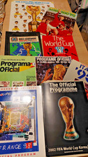World Cup Finals Tournament Programmes & bonuses BUndle 1966 to 2002