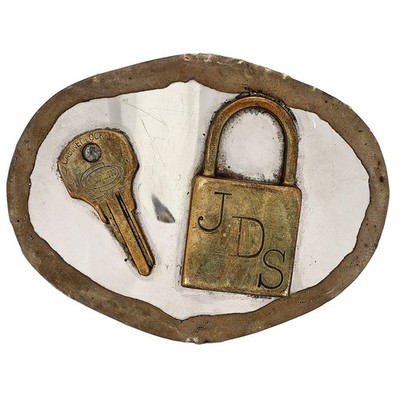 Handmade Vtg Corbin Lock Key Smith Pick Picking Locksmith Security Belt Buckle
