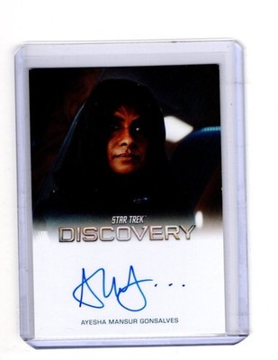 2023 STAR TREK DISCOVERY SEASON 4 AYESHA MANSUR GONSALVES AUTOGRAPH J'VINI