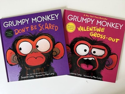 Grumpy Monkey Don't Be Scared Halloween Christmas And Valentine Hardcover