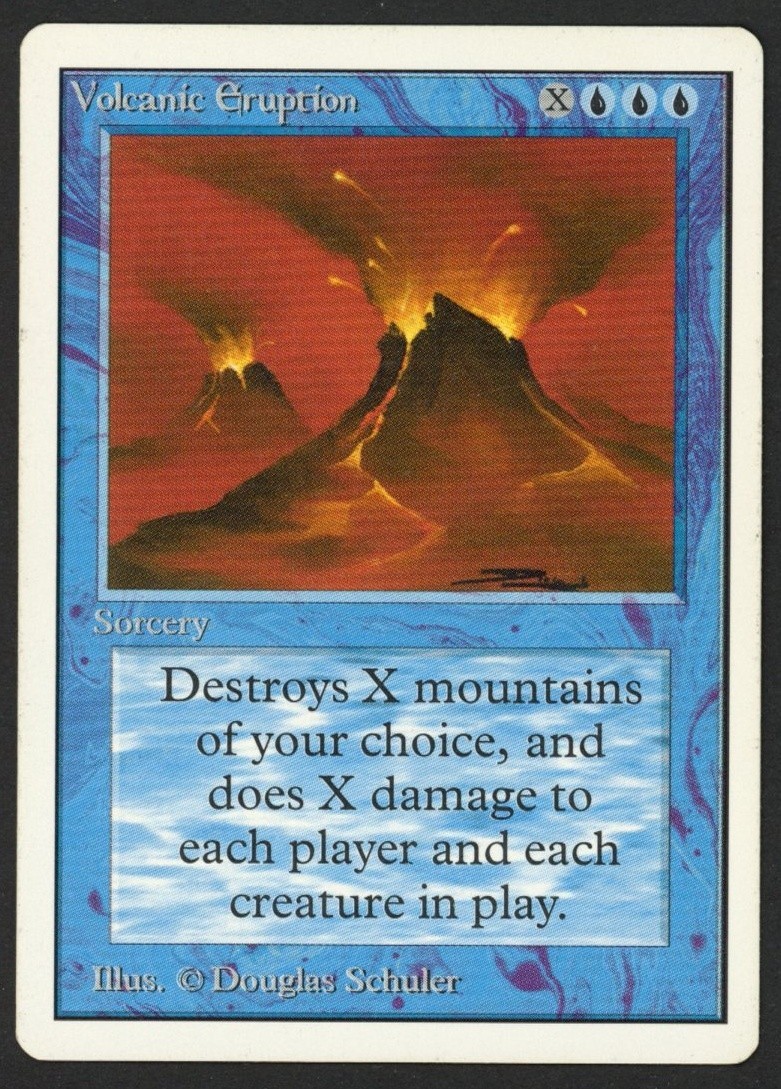 ***Unlimited Volcanic Eruption (Roller Line)*** MTG Unlimited Magic Kid Icarus