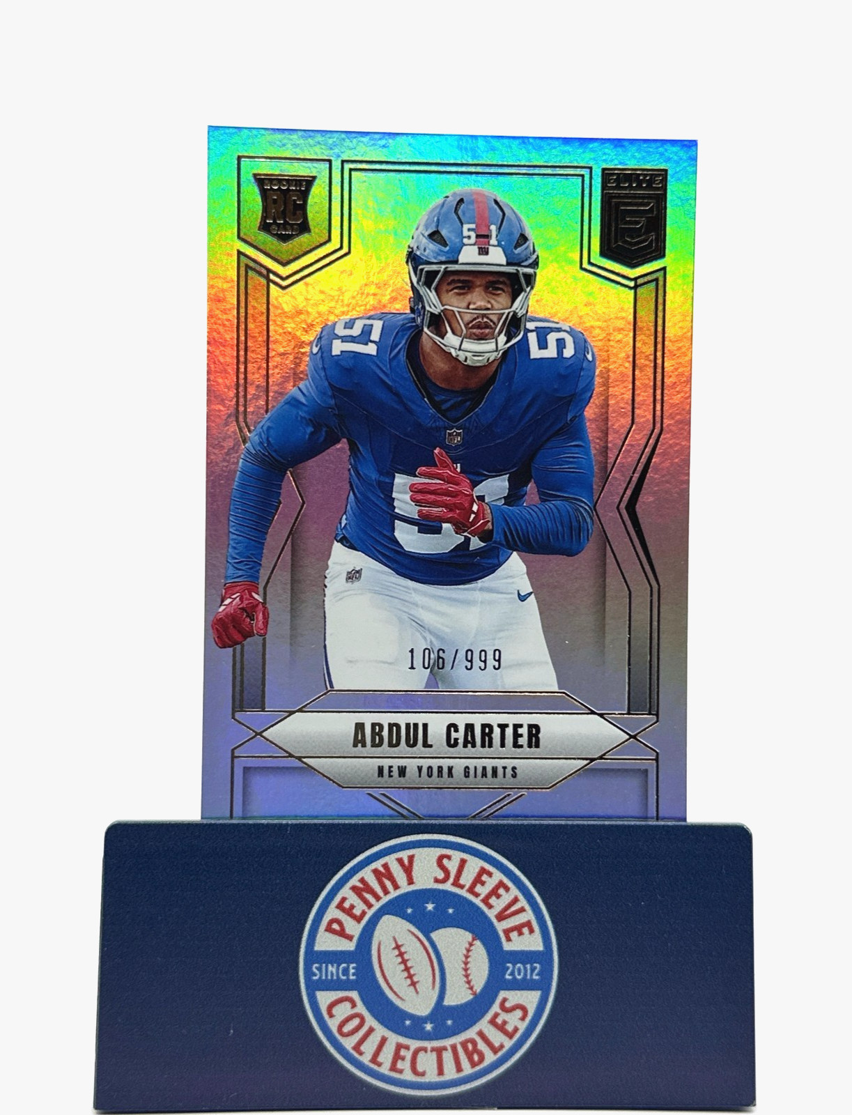 Abdul Carter 2025 Donruss Elite #111 RC /999 New York Giants - PSC