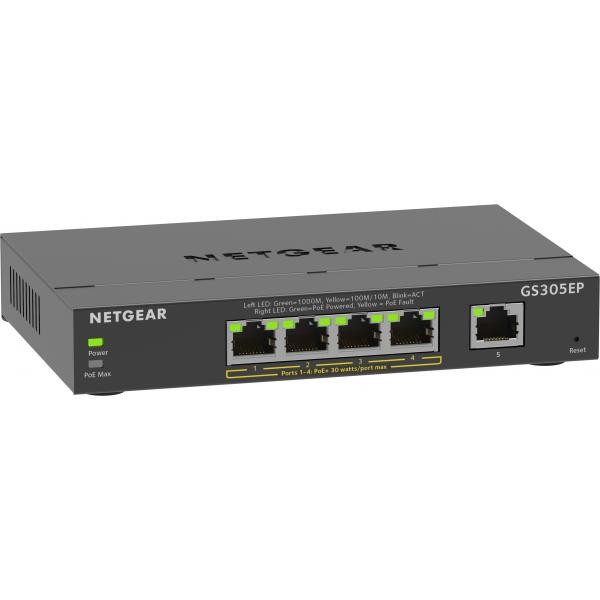 NETGEAR GS305EP Gestito L2/L3 Gigabit Ethernet [10/100/1000] Supporto Power over - Immagine 2