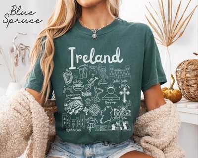 Ireland Tee Shirt | Ireland  Dublin Travel Gift Souvenir | COMFORT COLORS 