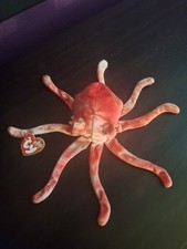 TY Beanie Baby - WIGGLY THE OCTOPUS Stuffed Animal 8.5 inch - NEW MWMTs